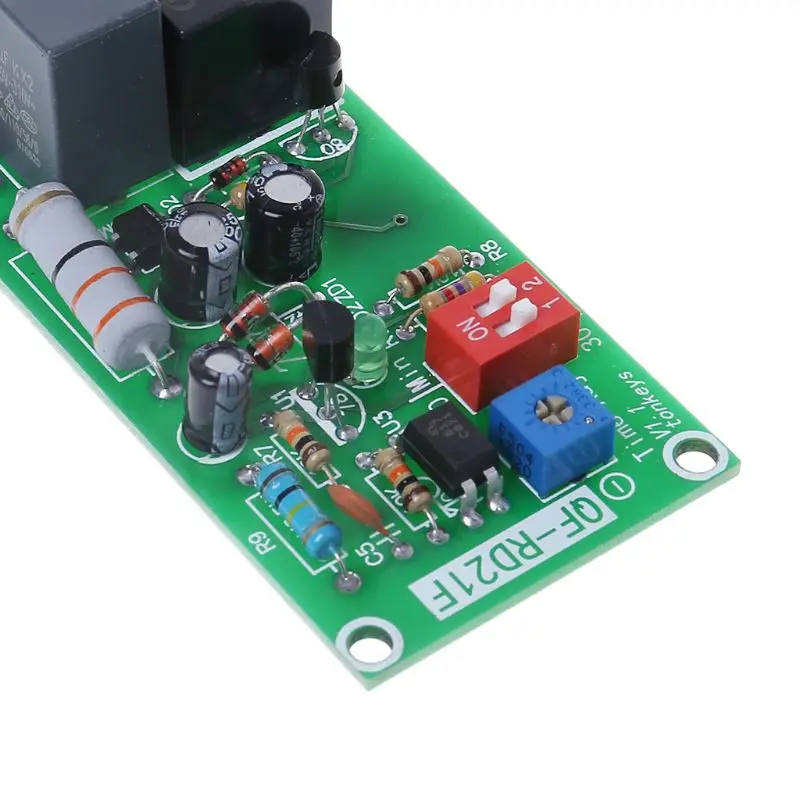 AC100V-220V Adjustable Timer Control Relay Module Turn Off Delay Switch Board For Exhaust Fan