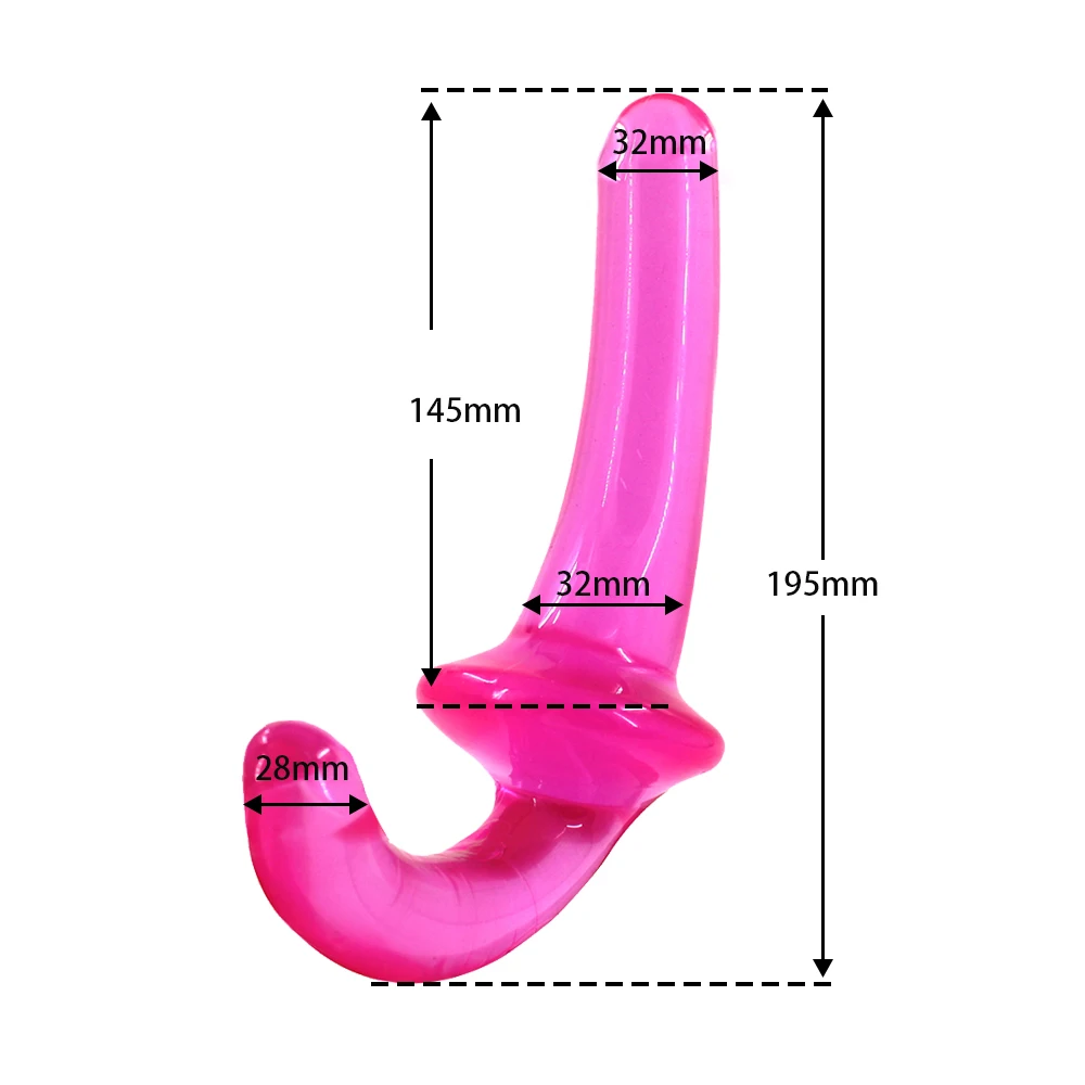 Strapless Strap-on Dildo Vibrator for Couples Lesbian Wireless Remote Control Double Ended Vibrating Panty Dildo Adult Sex Toys