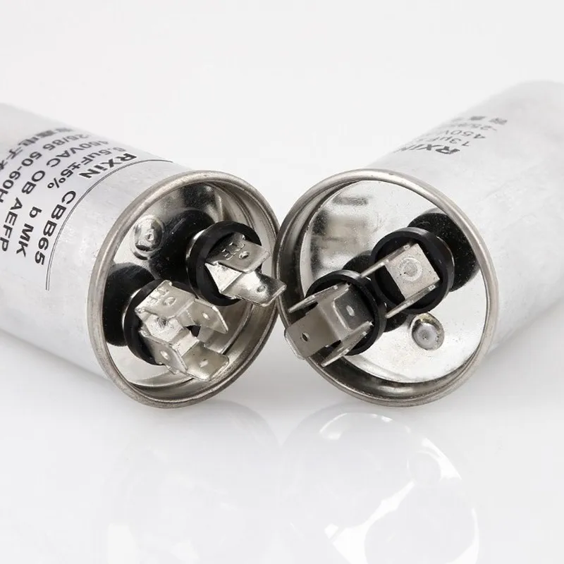 450V AC Motor Capacitor Air Conditioner Compressor Start Capacitor CBB65 15uF 20uF 25uF 30uF 35uF 40uF 45uF 50uF Air conditionin