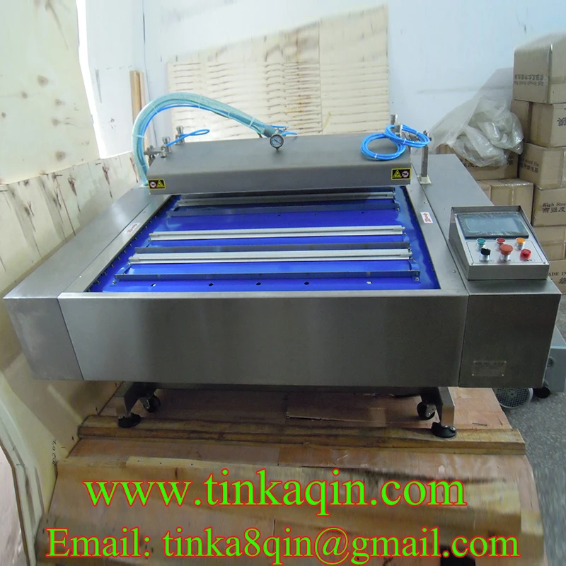 HVB-1020F هواليان المستمر فراغ آلة الختم سريع فراغ آلة التلقائي فراغ آلة الختم الغذاء اللحوم الفول فيغباب