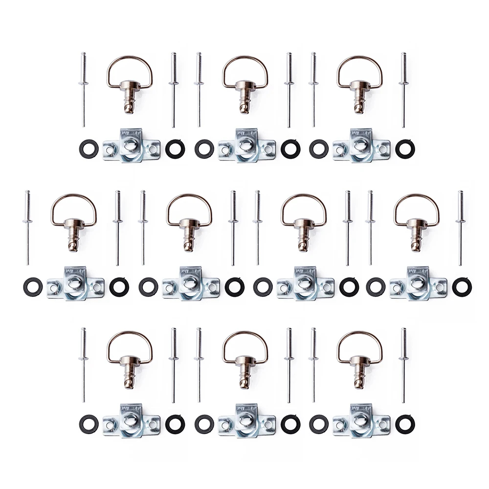 

14mm free shipping motorcycle parts Quick Release Motorcycle 1/4 Turn Fairing Fastener Black