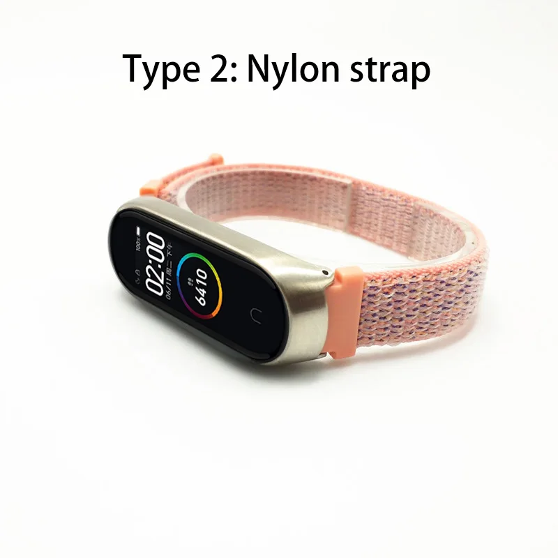 Wrist Bracelet For Xiaomi Mi Band 4 3 Milanese Magnetic Clasp Bands For Xiaomi Mi 3 4 Strap Nylon Sport Watch Correa Watchband