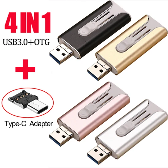 

2021 New iOS Usb Flash Drive For iPhone/iPad /Android Phone 256GB USB Stick For iPhone6 7 8 X XS XR Pendrive 128GB Disk On Key