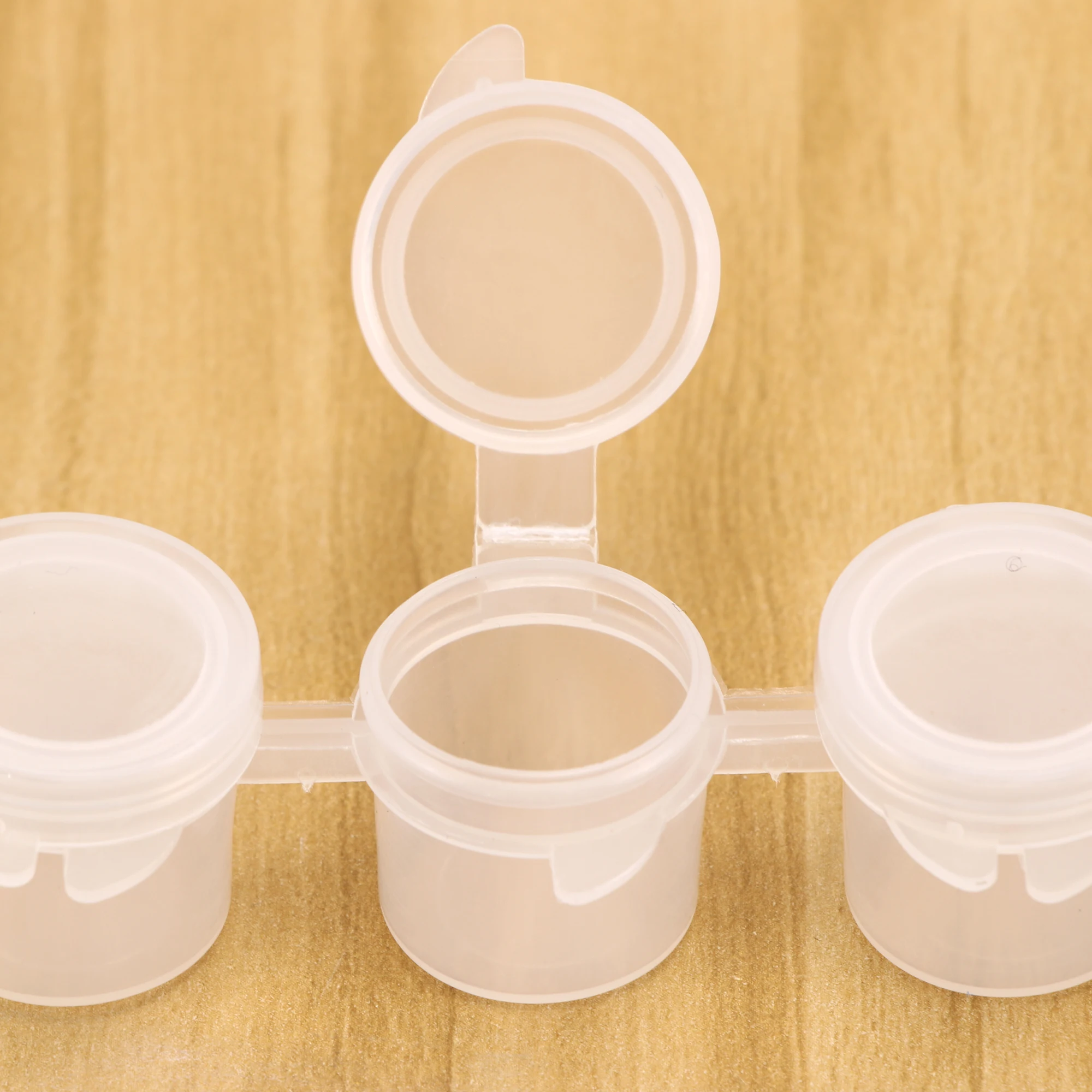 6 vasetti striscia di vernice vuota mini scatola di vernice pod arte artigianale contenitore di plastica contenitore di pigmenti accessori per il disegno nuovo 2024