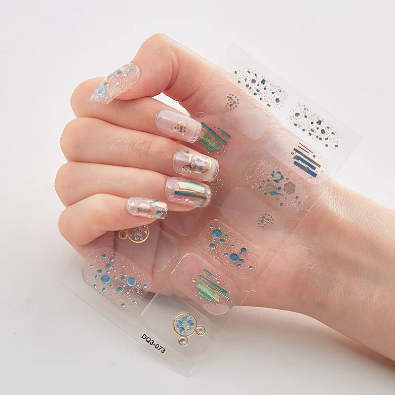 

Patterned Nails With Creative Nail Polish Lucency Nail Wraps DIY Nail Polish Stickers Nail Tips Nail Designs Nail Polish