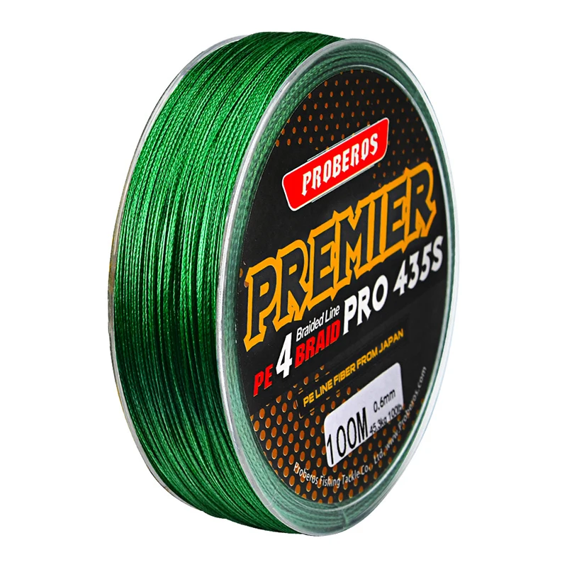 Fishing Line 4 Strands PE Braided Green100M 10 50 100 LB Pound Fish Wire Spider String Lake String Carp Australian Pescaria