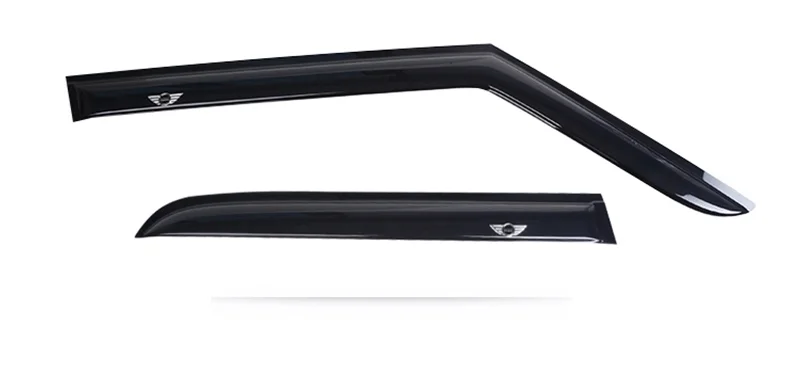 For BMW Mini Cooper Countryman F60 2017-2019 ABS Plastic Vent Sun Rain Guard Shield Delflector Window Visor Awnings Cover 4Pcs