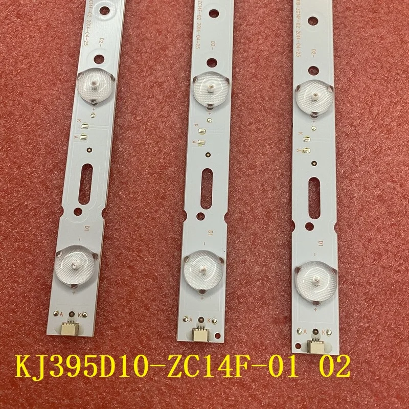 

3pcs/set LED bar for KJ395D10-ZC14F-01 02 303KJ395033 TS40 D40LW1000 HD40L41A-V02 TV LT-40N530AA 303KJ395032