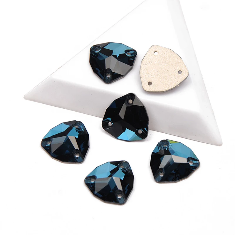 YANRUO 3272 Fat Triangle Alle Farben Aufnähsteine Glas Kristall Strasssteine AAAAAA Qualität Nähsteine für Kleidung, Kleider, Schuhe – Detail 10