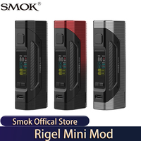 Original SMOK Rigel Mini 80W Vape Mod Support 3ml TFV9 Mini Tank V9 Electronic Cigarette Vaporizer 510 Thread 18650 Box Mod