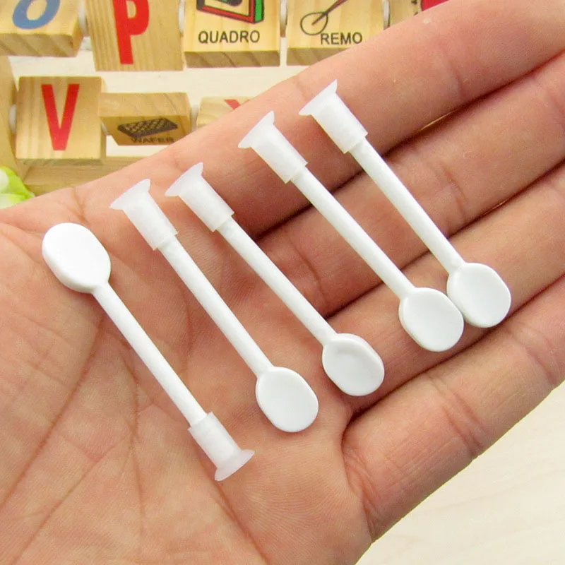 Lymouko 5pcs/Lot White Contact Lenses Small Suction Cups Portable Contact Lens Accessories Useful Remove Clamps for Travel