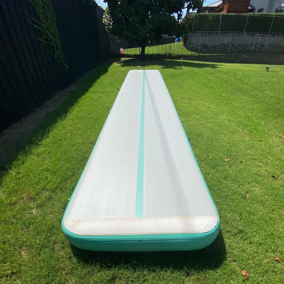 Envío Gratis, esteras inflables de pista de aire para gimnasia de 12x1x0,2 m, estera de aire inflable para gimnasio, equipo de gimnasia con bomba