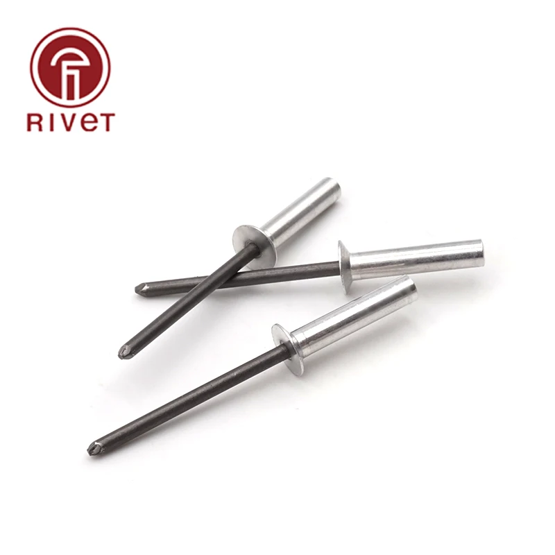 DIN 15974 10pcs M3.2 Aluminum Countersunk Head Closed End Blind Rivet Sealed Blind Rivet Water Air Tightness Rivets