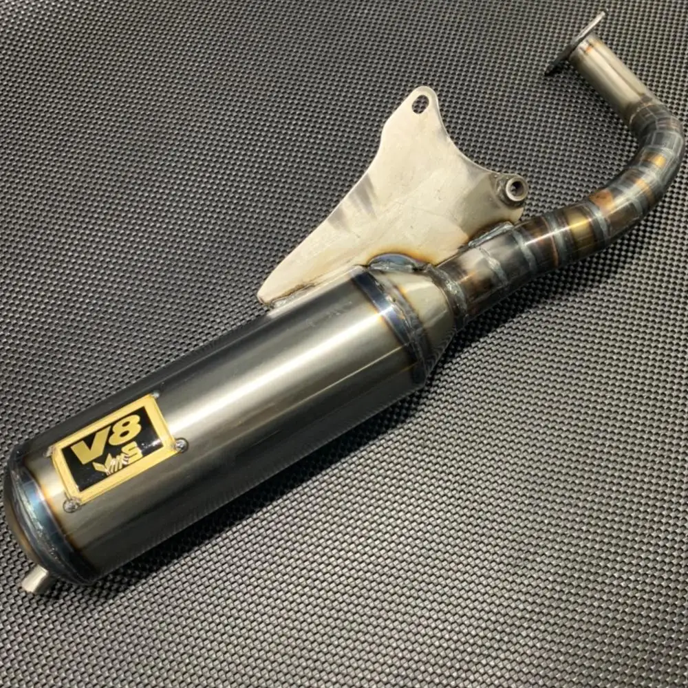 Exhaust Pipe For JOG50 JOG90 V8 Racing 29mm Muffler 65cc-100cc Tuning Upgrade Parts Increases Speed And Power Jog 50 90