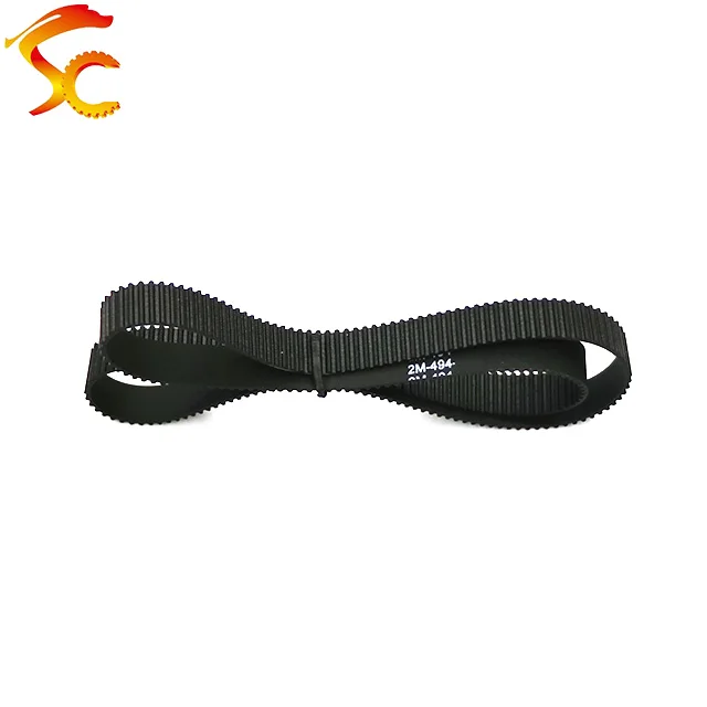 2pcs 2GT-494 belt closed loop rubber timing belt Teeth 247 Length 494mm width 3/6/9/10/12/14mm for 3D printer