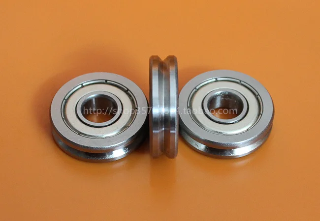 Cuscinetto guida a rulli con scanalatura a V sull'anello esterno A1001-ZZ V6000ZZ dimensioni 10 * 30 * 8mm strumenti per raddrizzare le ruote