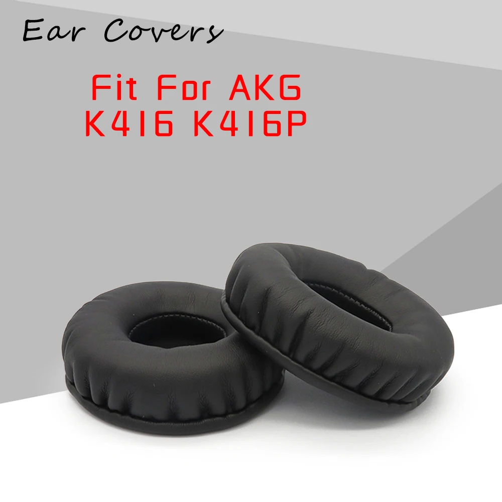 Ear Pads For AKG K416 K416P Earpads Headphone Replacement Headset Ear Pad PU Leather Sponge Foam