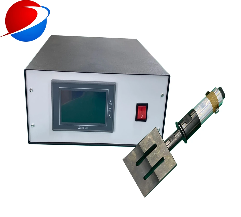 2000W จีนเชื่อมอัลตราโซนิกเครื่องกำเนิดไฟฟ้าซัพพลายเออร์ 20 kHz transducer พร้อมฮอร์น