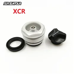 SR Suntour XCR Gas Fork Repair Parts Oil Gas Front Fork Inflation Valve Base XCR Mountain Bike Fork Accessories