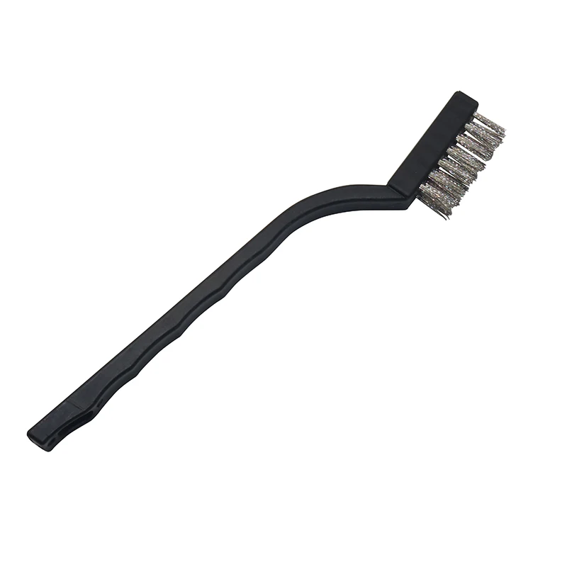 Wire Brush Interior Cleaning Brush Of Automobile Engine Metal Brush Derusting Brush Derusting Brush For Curved Handle Gap