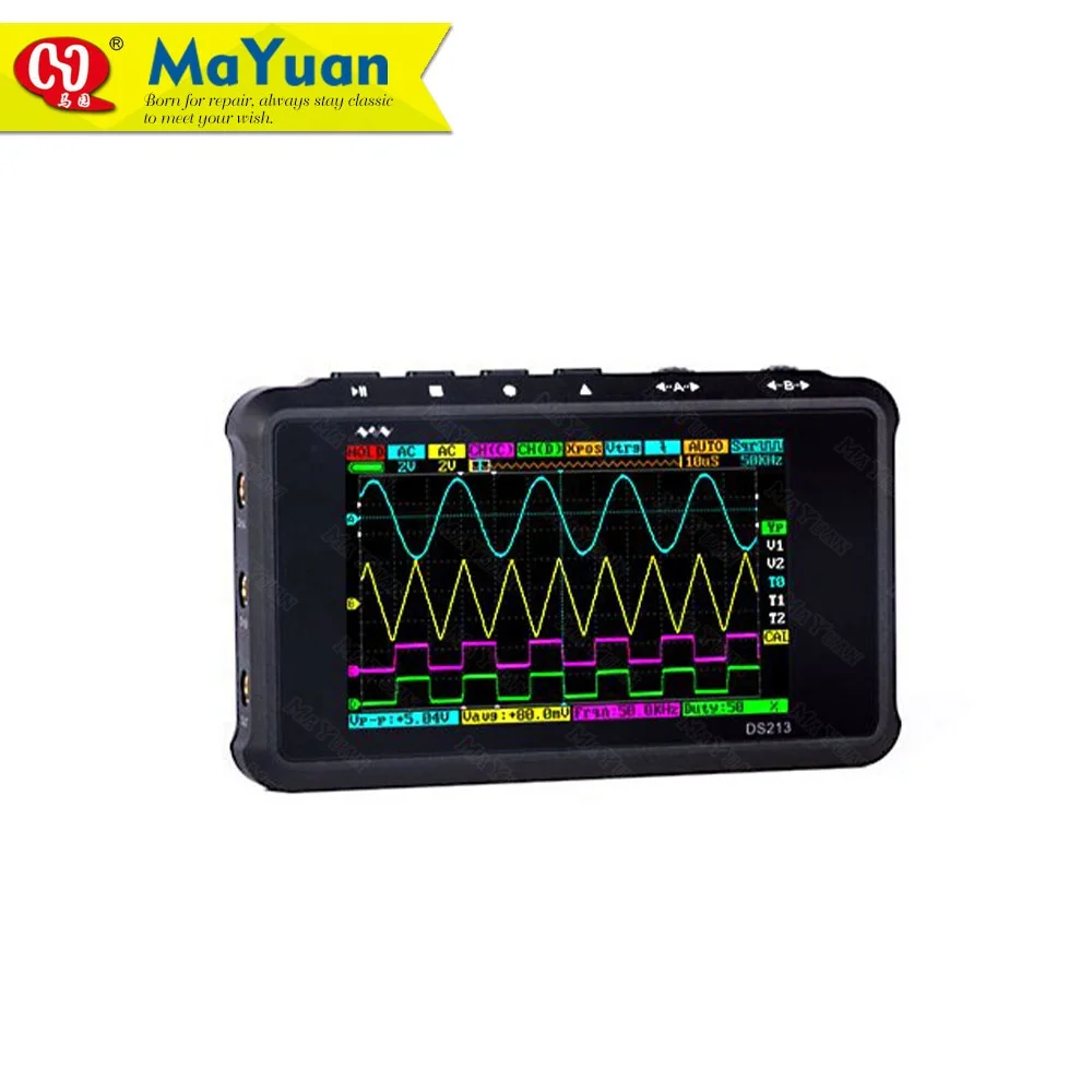 Miniware DS213 Professional Portable MINI 4 Channel Digital Oscilloscope 100MS/s