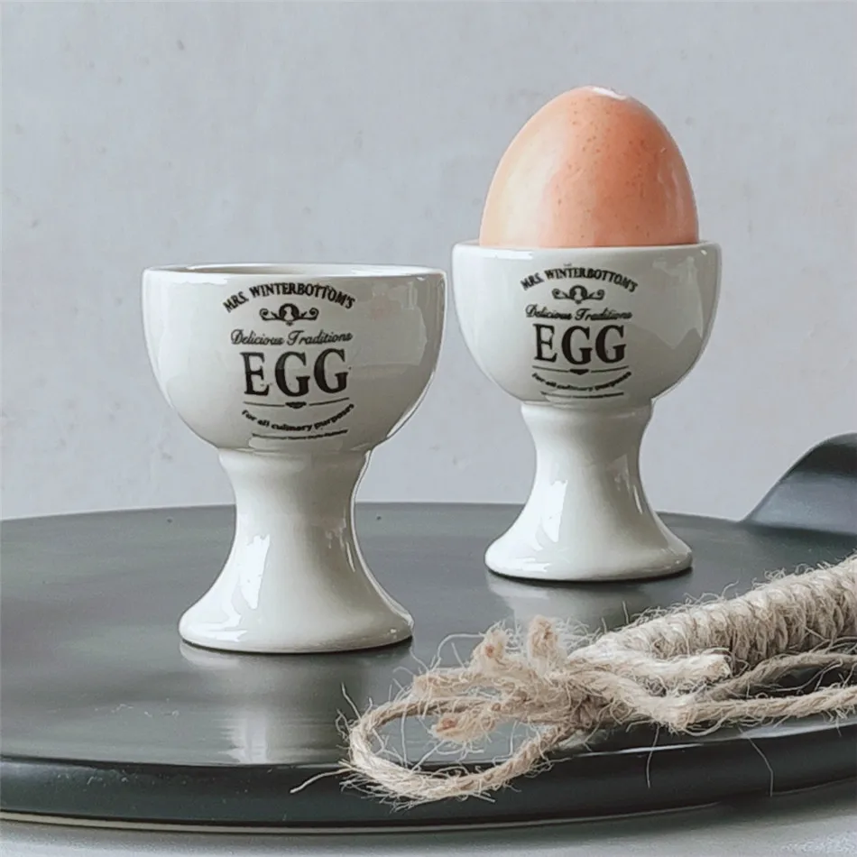 

ceramic Tableware eggs Cups Handy Soft Stand For Boiled Egg Holder Tabletop Kitchen Tool Steam Rack Mold Frying Eggs Poached