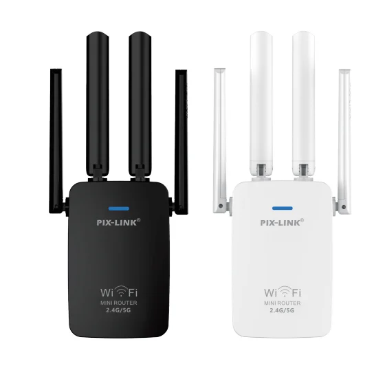 Pixlink extensor de longa distância 802.11ac repetidor wi fi sem fio impulsionador 2.4g/5ghz wi-fi amplificador 1200m roteador wi-fi