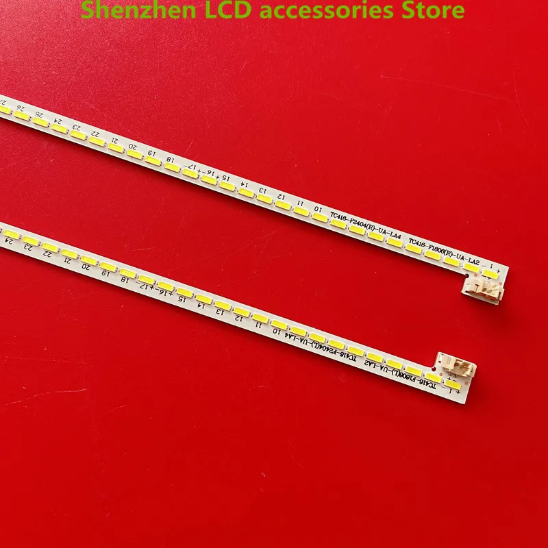 สำหรับ TC416-F2404(L) TC416-F2404(R)-UA-LA4 96LED 461มม. 42นิ้วใช้อลูมิเนียม100% แถบแสงไฟทีวีจอแอลซีดีใหม่ด้านซ้าย + ขวา