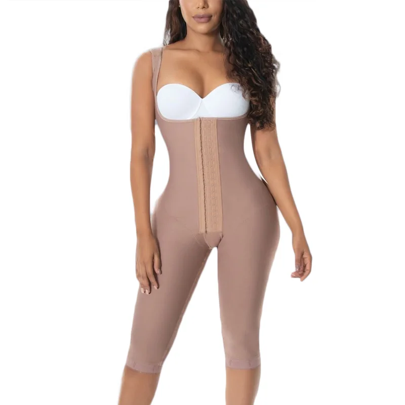 Fajas Colombianas Post Surgery Compression Bodyshapersheath Fabric Abdominal Control Butt Lift Shapers