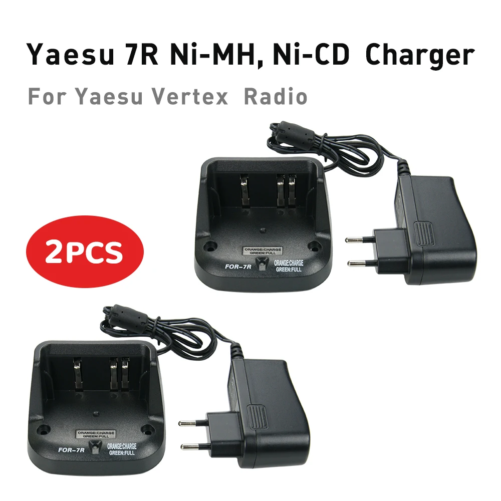 2Pcs Ni-MH Ni-CD FNB-58 FNB-58Li FNB-80 FNB-80Li Battery Charger for Yaesu HX460 HX460S HX460SB HX460SS HX471 HX471S HX471SB