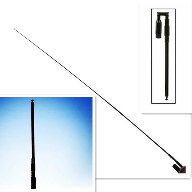 VHF telescopic เสาอากาศสัญญาณแรงสูง121ซม. สำหรับ GPS Garmin SMA 25000 Astro 320 Astro 220 Astro 430 Astro 100