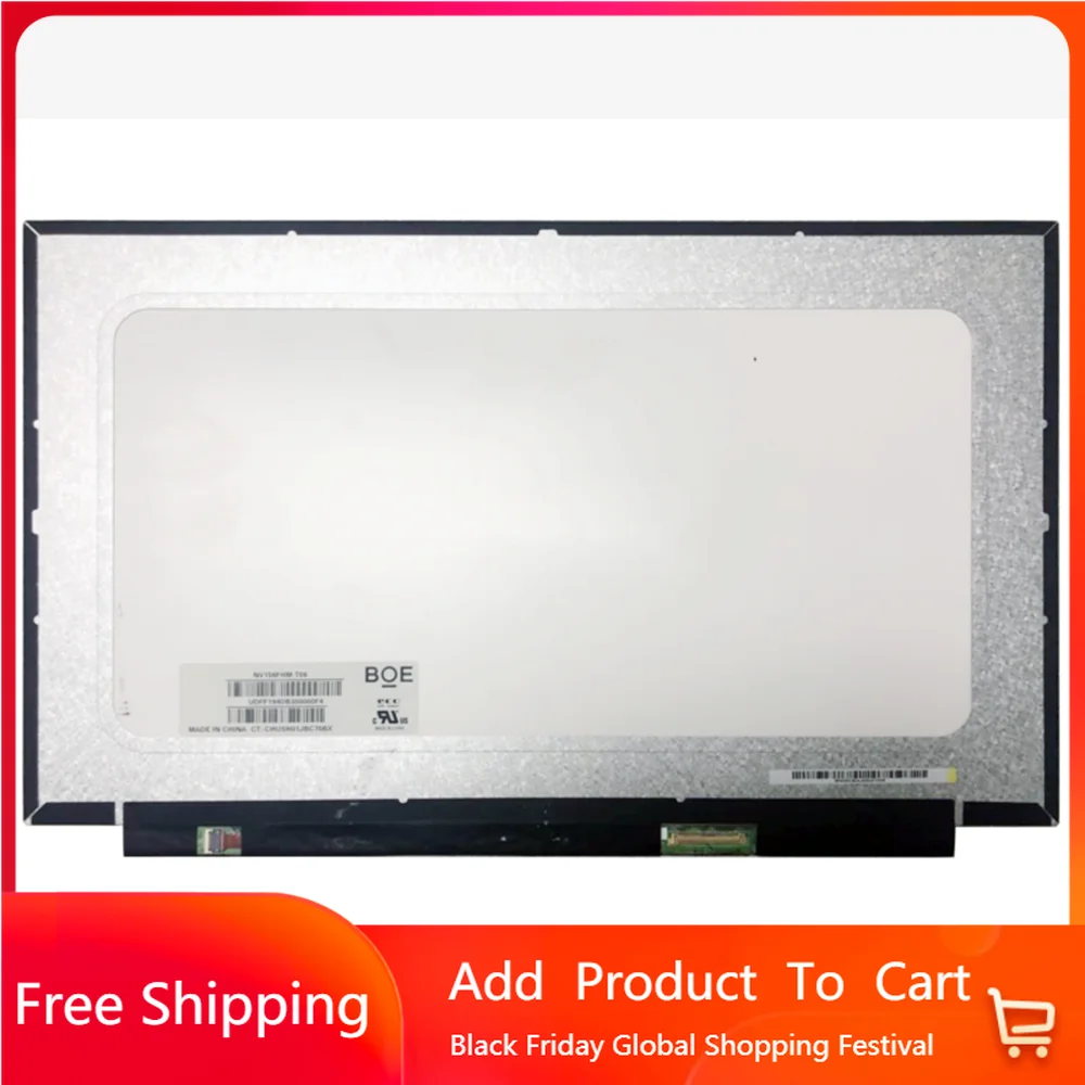 

15.6 NV156FHM-T06 Fit NV156FHM T06 EDP 40PIN 60HZ FHD LCD Screen Laptop Replacement Display Panel