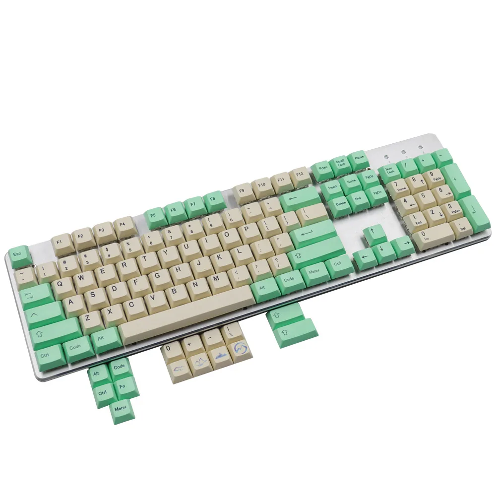 104Xda Pbt Keycaps Japanse Keycap Set Mechanisch toetsenbord DIY Compatibel met Cherry Gateron-schakelaars