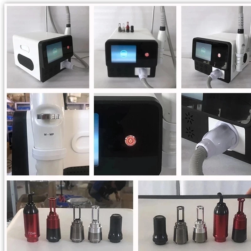 2024 beste q geschaltete nd yag Laser Tattoo entfernungs maschine 755nm 1064nm Pico Laser Maschine Piko sekunden Ndyag Laser Tattoo entfernung