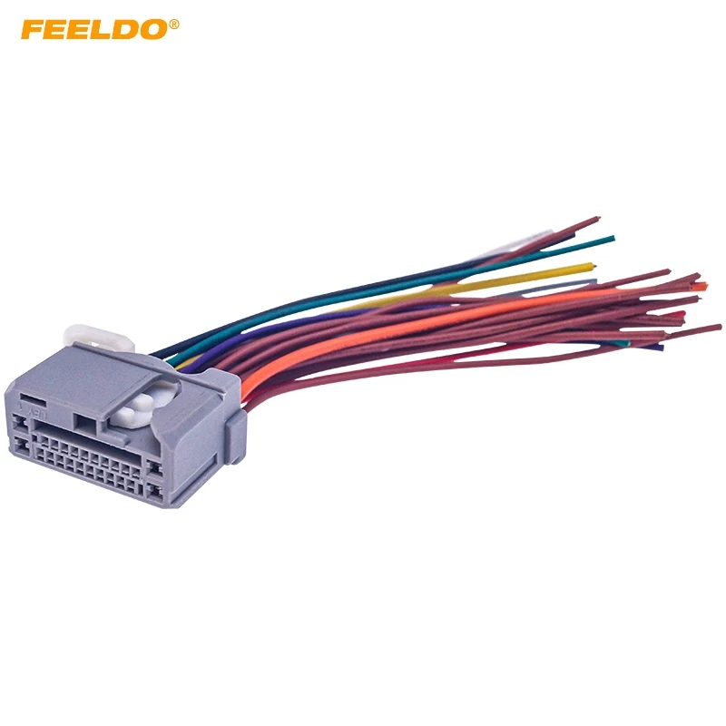 

FEELDO 10X Car Audio Stereo Wiring Harness For HONDA Accord/Crosstour/Civic/CRV/Fit/OdysseyPluging Into OEM Factory Radio CD