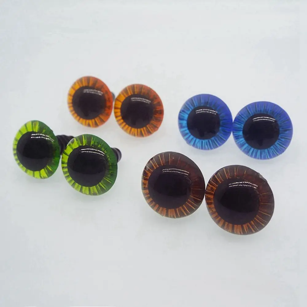 5Pairs Plastic Saftey Eyes For  Toys Doll Crafts Teddy Bear Dolls Making Animal Amigurumi Accessories 11/13/15/17/19/23mm