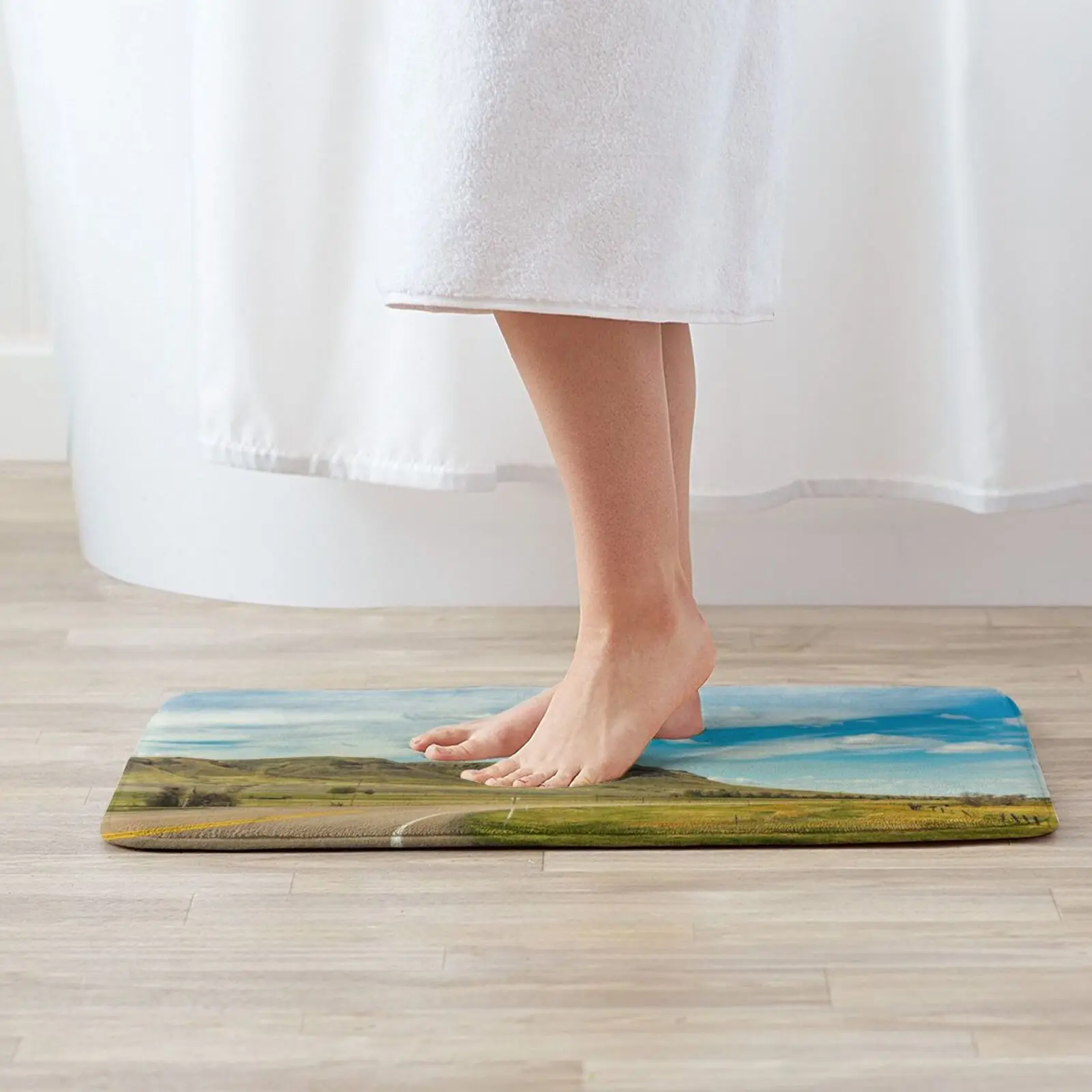 The Bend In The Road Entrance Door Mat Bath Mat Rug Jack Grealish England Anti-Slip Bedroom Kitchen Foot Mat Floor Carpet