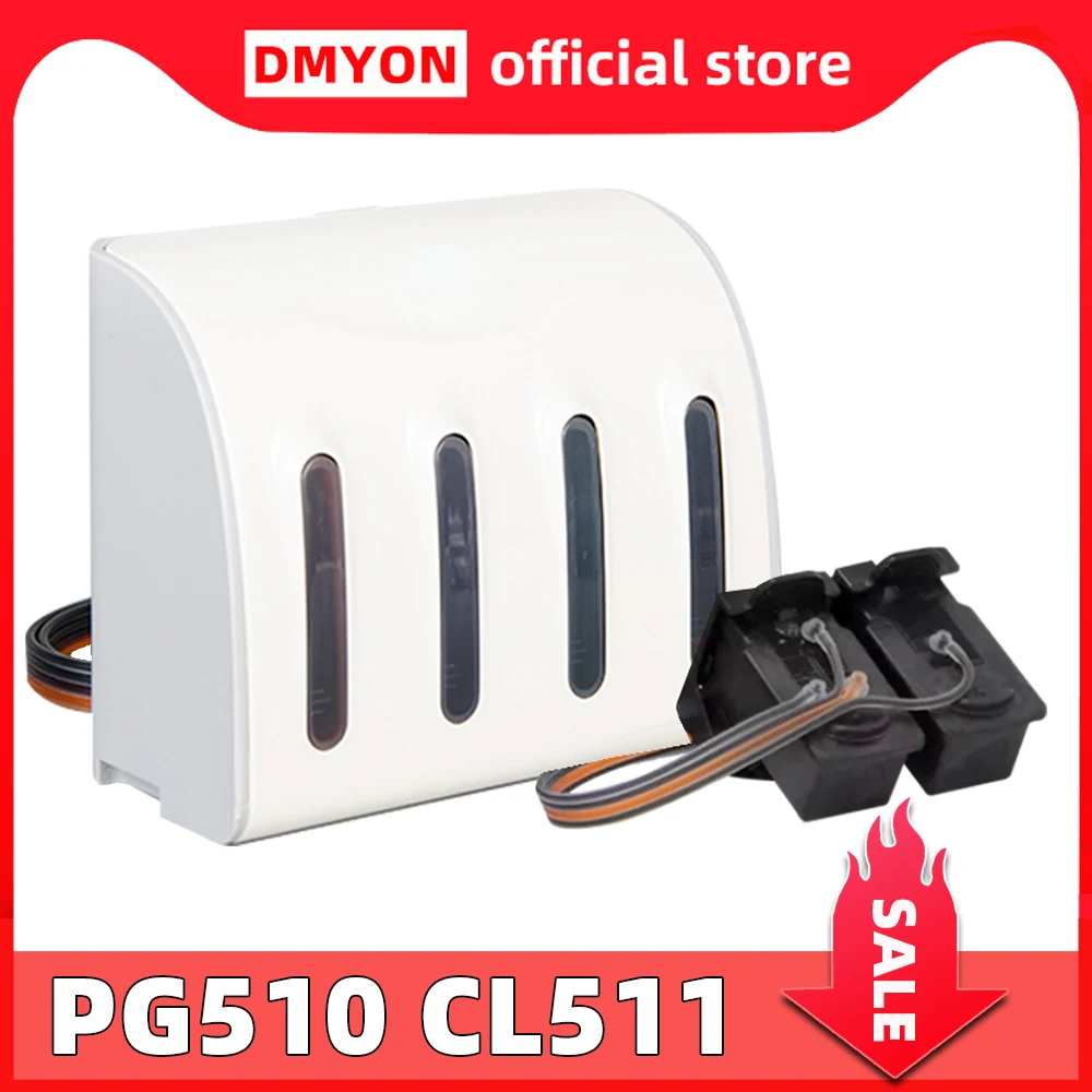 DMYON Compatible for Canon PG510 CL511 CISS Bulk Ink Cartridge For MP240 MP250 MP260 MP280 MP480 MP490 IP2700 MP499 Printer