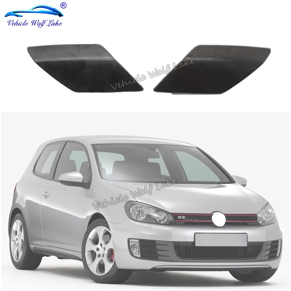 For VW Golf 6 A6 MK6 For GTI 2009 2010 2011 2012 2013 Car Front Bumper Headlamp Headlight Wash Spray Nozzles Cap