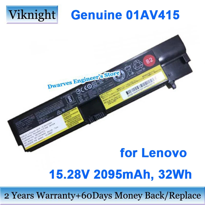 Genuine 15.28V 2095mAh 01AV415 Battery for Lenovo ThinkPad E570 Series 01AV414 01AV415 01AV416 01AV417 01AV418 SB10K9757