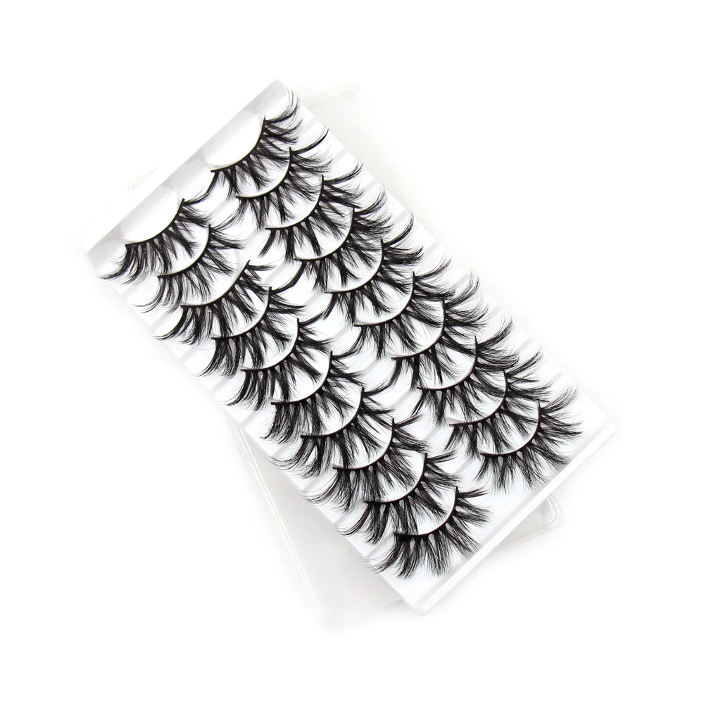 Eyelashes 5/10/16 Pairs 3D Faux Mink Lashes Natural False Eyelashes Reusable Dramatic Volume Lashes Makeup Eyelash Extension