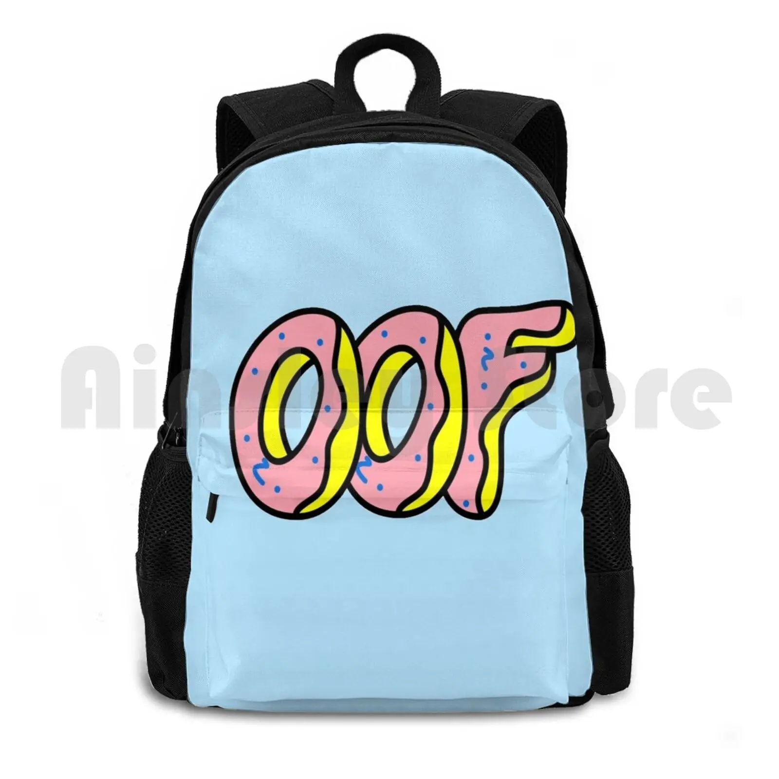 

Oof Design Outdoor Hiking Backpack Riding Climbing Sports Bag Meme Funny Oof