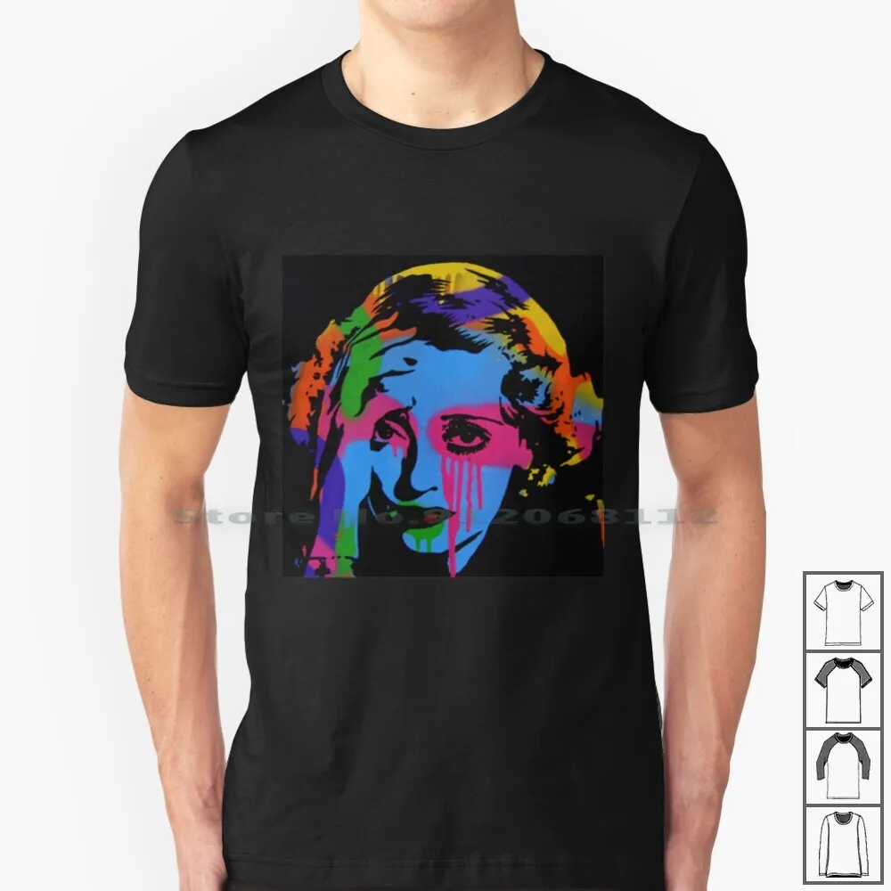 Bette Davis ( We Love You ) T Shirt 100% Cotton Bette Davis Feud What Ever Happened To Baby Jane Movie Icon Film Popart Spray