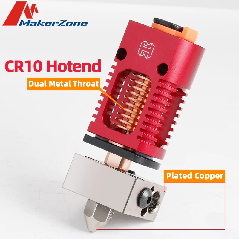 All Metal CR10 Hotend V6 J-hotend Ender-3 1.75MM Filanment BI-Metal Copper Heatbreak for Drago-n PrusaI3 Dual Direct Drive