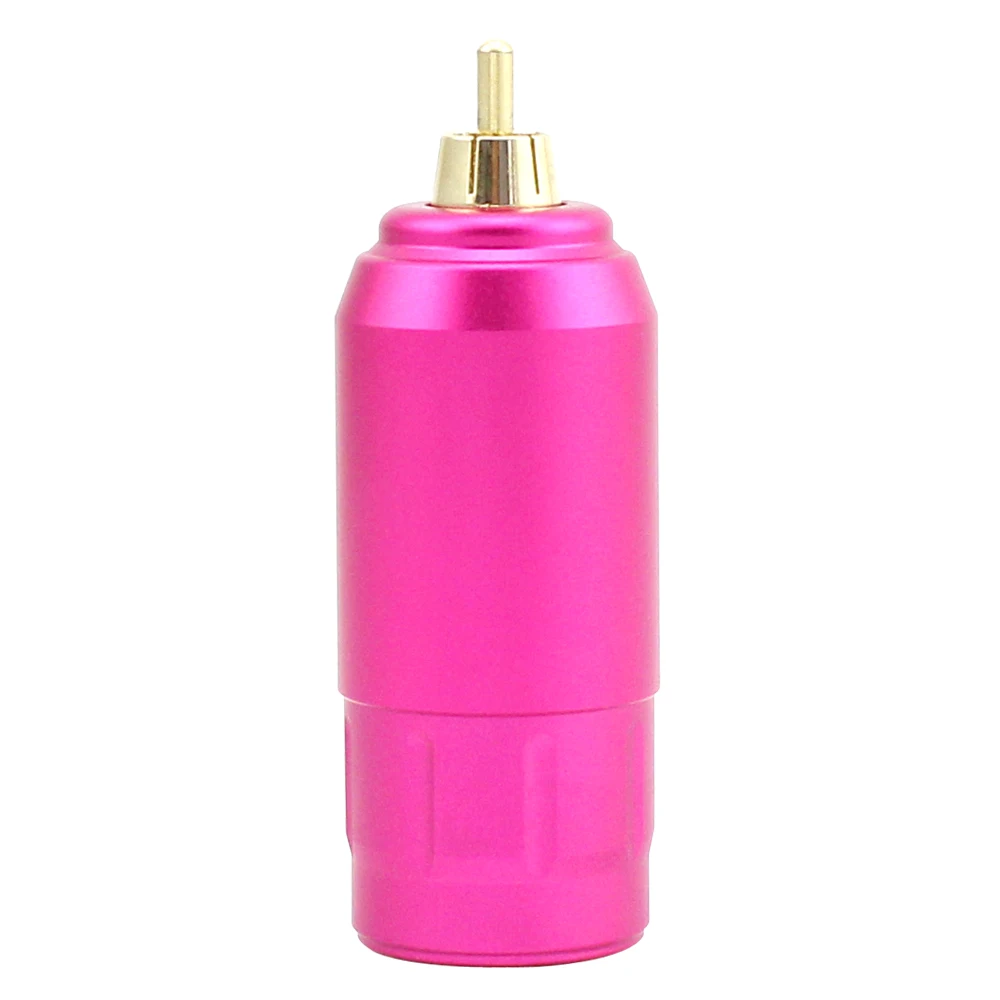 

Pink Rechargeable Wireless Tattoo power Supply 6 7 8 9 10 11V RCA Connect Tattoo Battery Pack for Tattoo Pen Machine