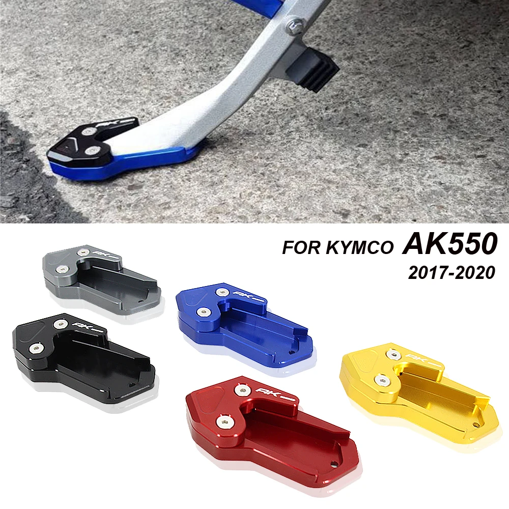 

2017 2018 2019 2020 Motorcycle Kickstand Foot Side Stand Extension Pad Support Plate For KYMCO AK550 AK 550