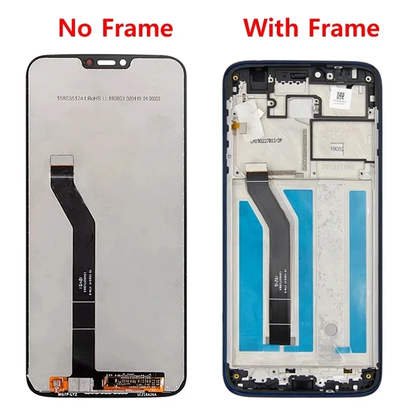 Original For Motorola MOTO G7 Power LCD Display Replacement Touch Screen Digitizer Assemble For Moto G7 Power XT1955