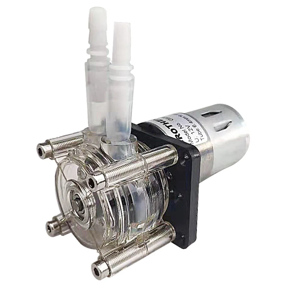 Peristaltic Pump DC 12V/24V Large Flow Dosing Pump For Vacuum Aquarium Lab Analytical 500ml/min