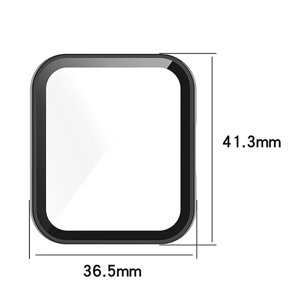 Funda protectora de reloj, carcasa de película de vidrio templado de PC integrada, piezas para Redmi Watch2