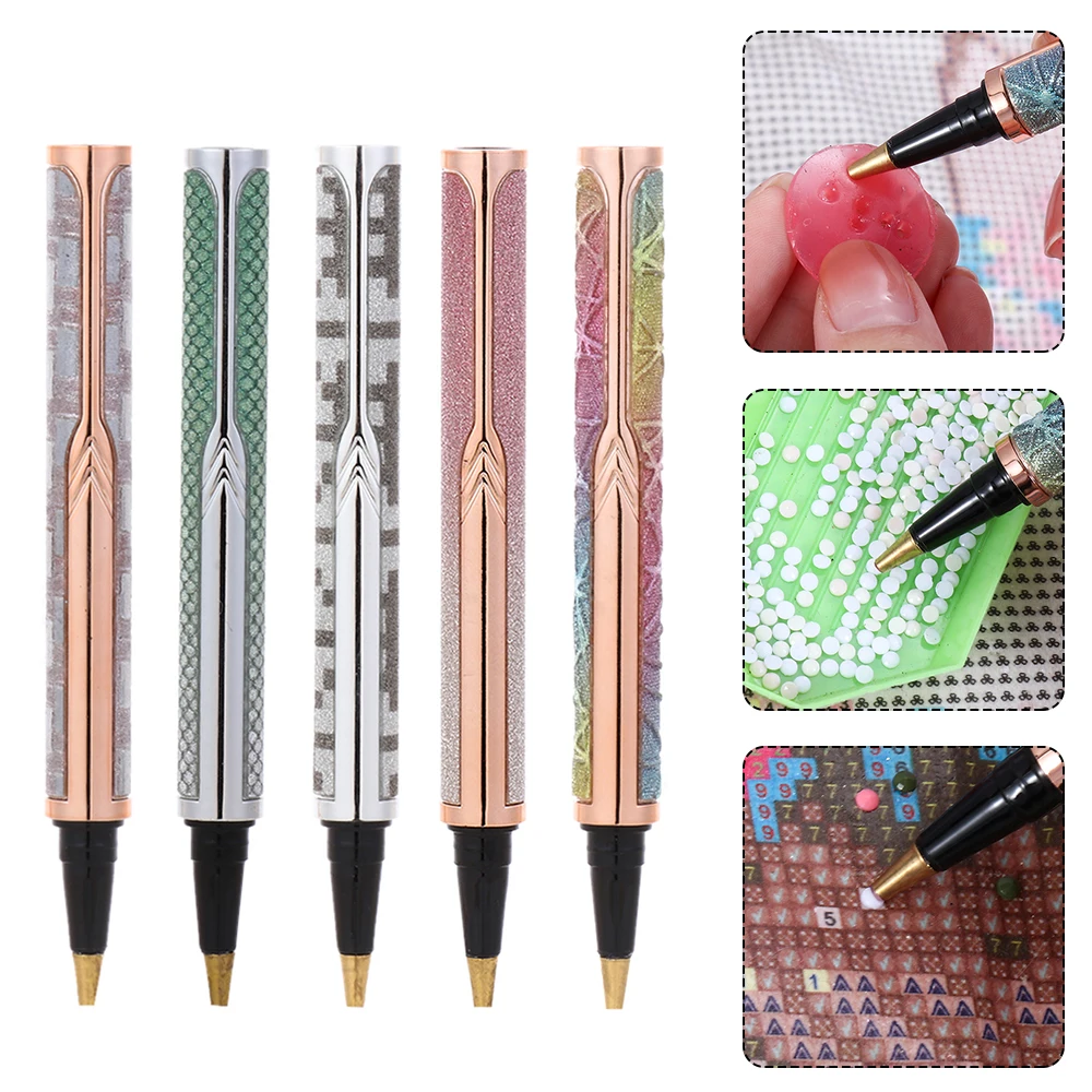 Stylo de Peinture Diamant 5D à Paillettes, Broderie au Point de Croix, Bricolage, Artisanat, Nail Art, Accessoires, Perceuse à Pointe KLE de Rotterdam